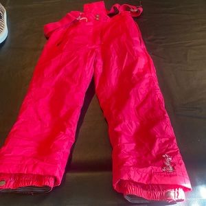 Snow pants with overall option size 7/8